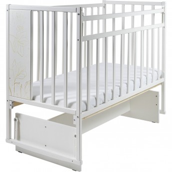 Детская кроватка SWEET BABY ANNABELLA Bianco (белый) с маятником
