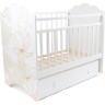 Детская кроватка SWEET BABY BEATRICE Bianco (белый) маятник с ящиком 426686