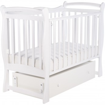 Детская кроватка SWEET BABY DOLCE VITA Bianco (белый) с маятником