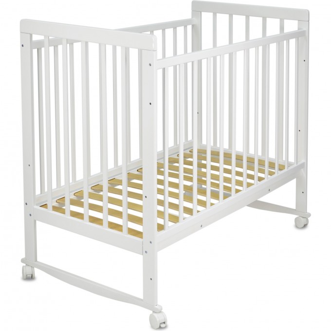 Детская кроватка SWEET BABY DORA Bianco (белый) колесо-качалка 426933