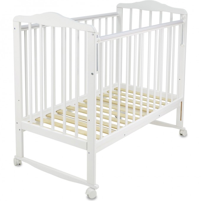 Детская кроватка SWEET BABY MIMI Bianco (белый) колесо-качалка 426687
