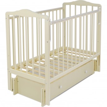 Детская кроватка SWEET BABY PRIMI SOGNI Avorio (слоновая кость) маятник, ящик