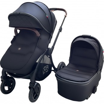 Коляска 2в1 SWEET BABY CUPOLA Black Neo