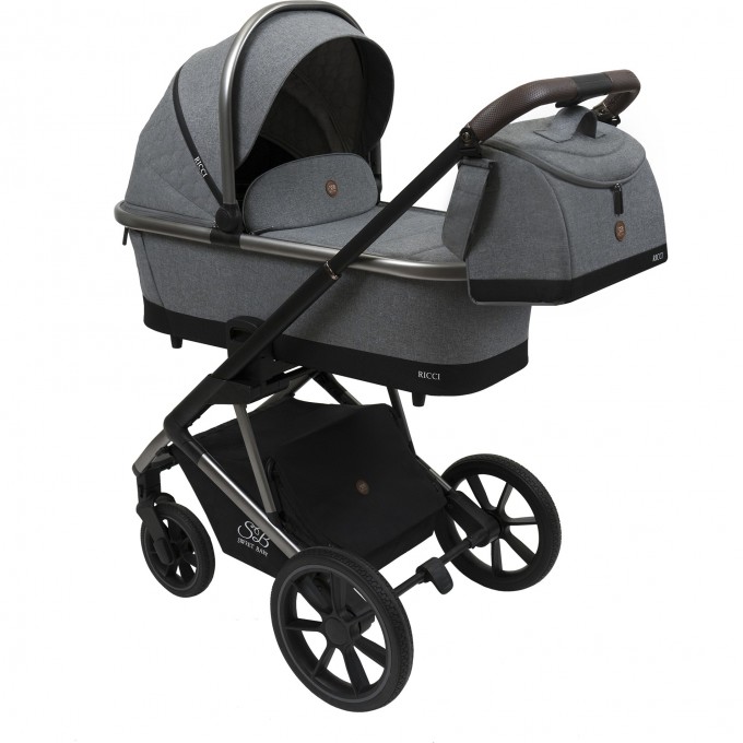 Коляска 2в1 SWEET BABY RICCI City Grey 426671