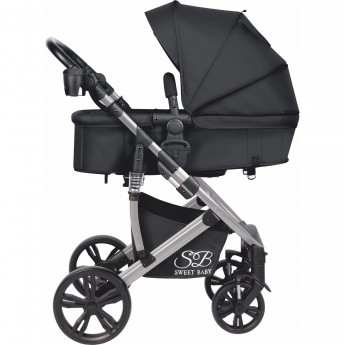 Коляска-трансформер 2в1 SWEET BABY COMFORT Black