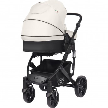 Коляска-трансформер 2в1 SWEET BABY COMFORT Black Beige