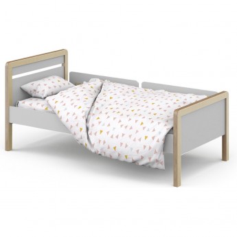Кровать подростковая SWEET BABY AURA Naturale/Grigio