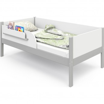 Кровать подростковая SWEET BABY PAOLA Bianco Grigio (белый-серый)