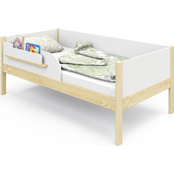 Кровать подростковая SWEET BABY PAOLA Bianco Naturale (белый-натуральный)