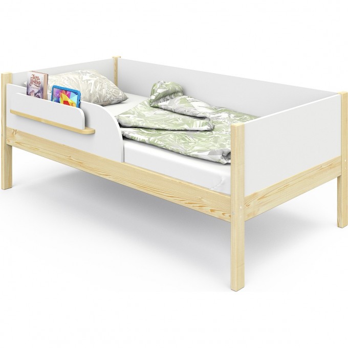 Кровать подростковая SWEET BABY PAOLA Bianco Naturale (белый-натуральный) 426563